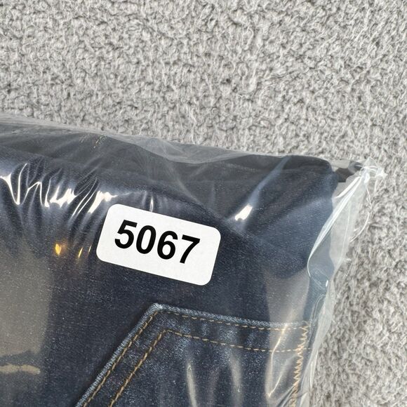 S 7 For All Mankind Jeans Mens 40x33 Blue The Straight Dark Wash Stretch Denim - Picture 11 of 11